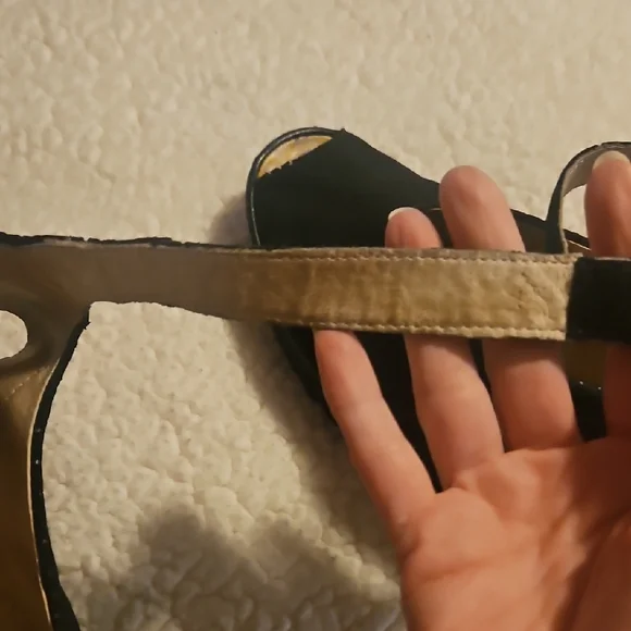 Fly London Black Wedge Elegance - Picture 8 of 9